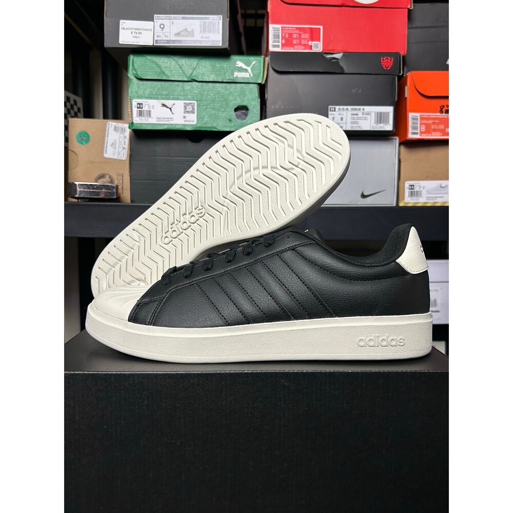 adidas Streettalk Black White / Size 11  / Brand New!!